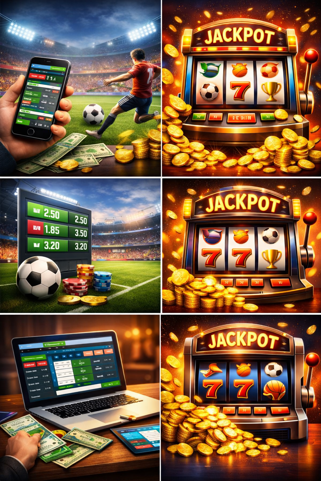 Cá cược thể thao và máy slot
